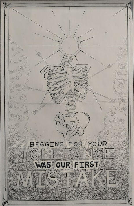 "Begging For Your Tolerance Was our First Mistake" Sketch February 2025 (1/4)